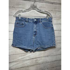 John Galt Women’s Denim Jean Shorts 30 Medium Wash High Waist Cute Summer